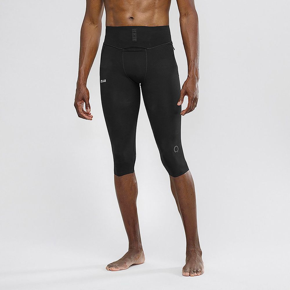 Salomon S/LAB NSO MID Leggins Hombre - Negras - Colombia (91307-XHYE)